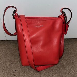 Coach coral mini duffle